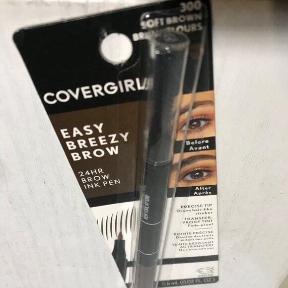 Covergirl Easy Breezy Brow 24HR Ink Pen Soft Brown 300 - Picture 6 of 6
